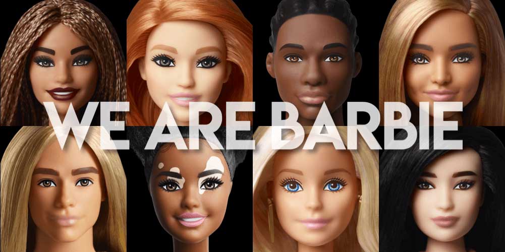 Mattel joue la diversité : Barbie chauve, vitiligo, Ken roux…